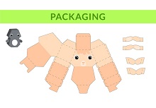 çocuklar için hazır hayvan model maketi şablonu, paper craft model animals